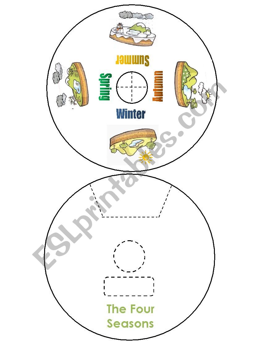 Season Spinning Wheel worksheet