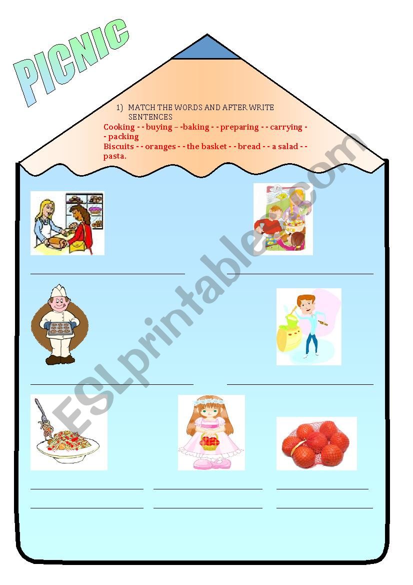 PICNIC 1 worksheet