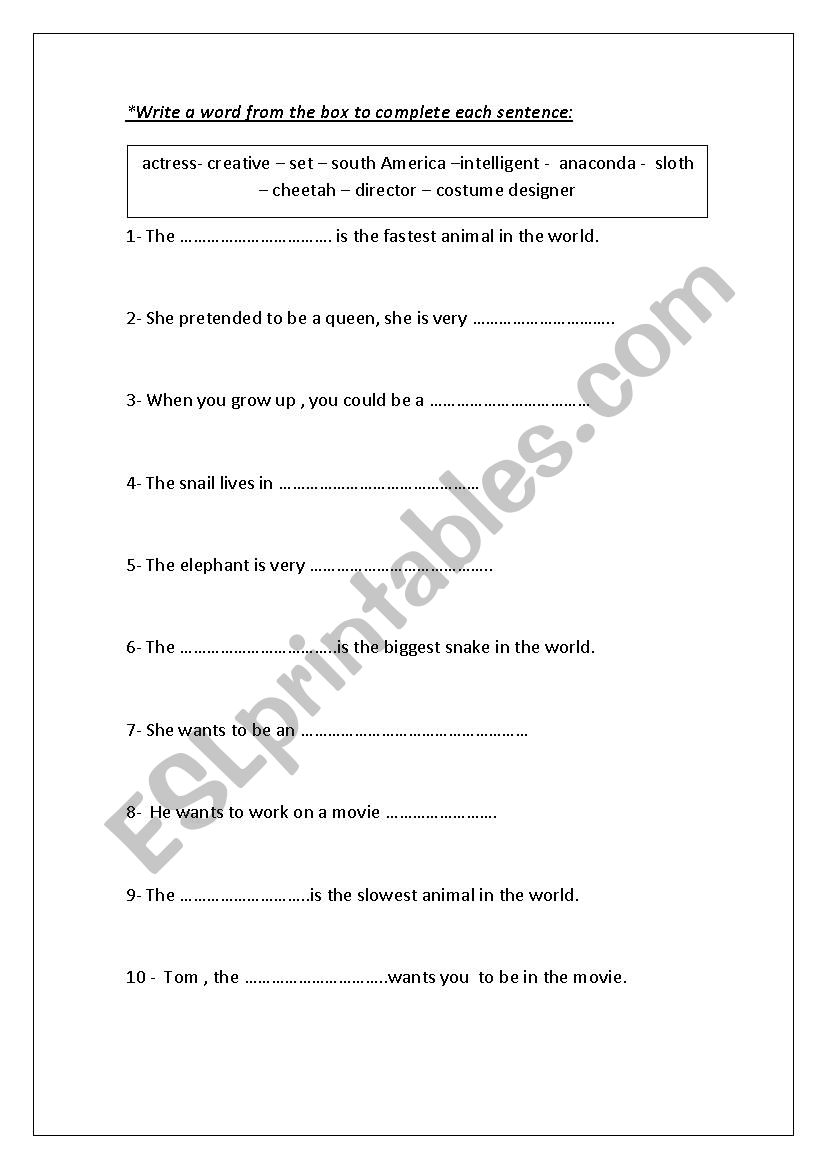 quiz worksheet