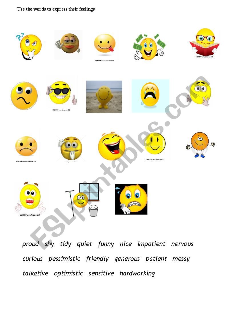 Smiley  worksheet