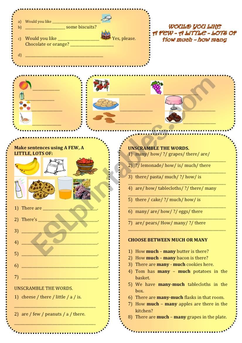 PICNIC 2 worksheet