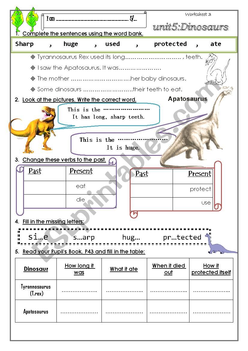 dinosaurs-esl-worksheet-by-aarr