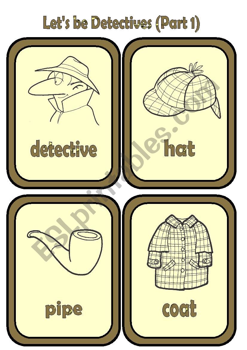 Lets be Detectives! worksheet
