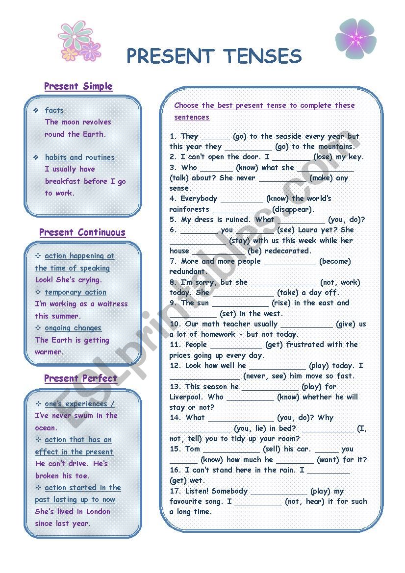 present-tenses-esl-worksheet-by-alin