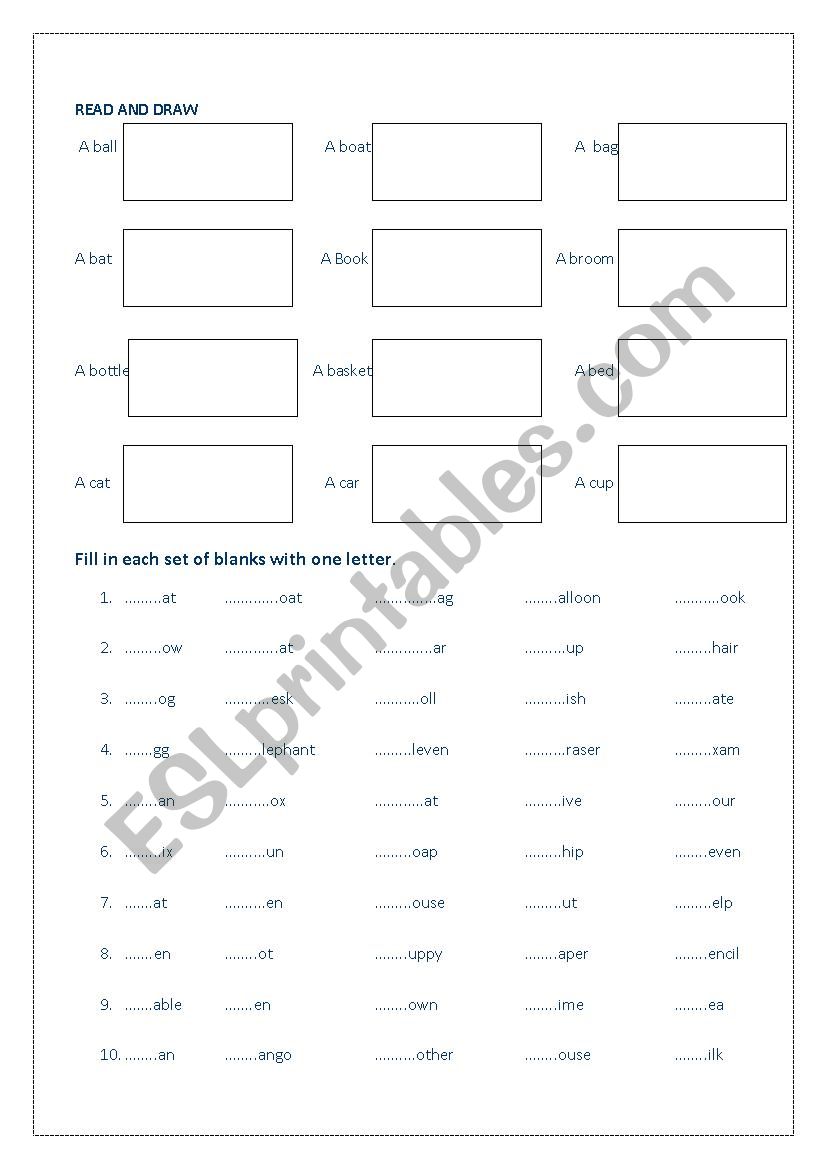 Vocabulary practice for beginners