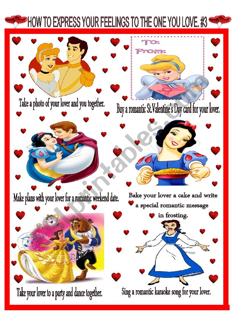 VELENTINES DAY POSTER #3 worksheet