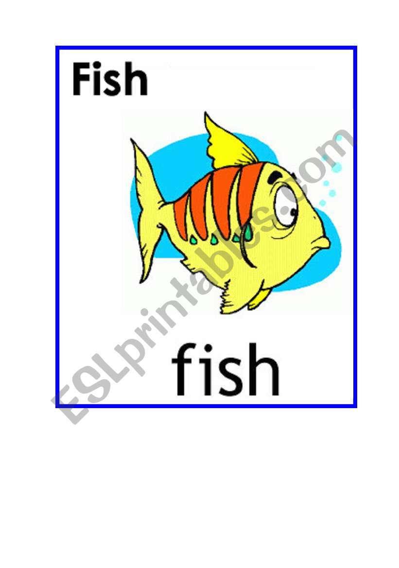 wild animals flashcards part2 worksheet