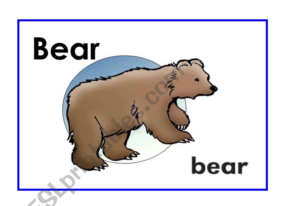 wild animals flashcards part8 worksheet