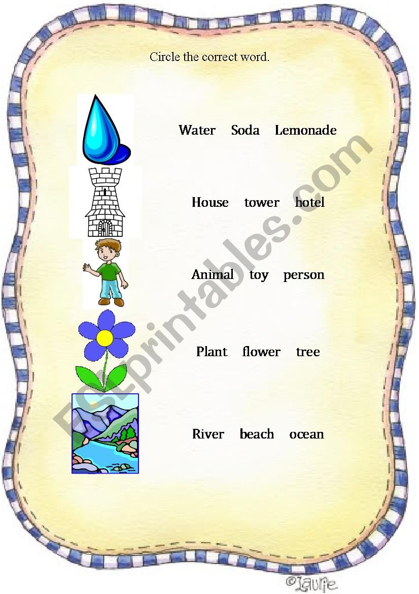 Phonics ER worksheet
