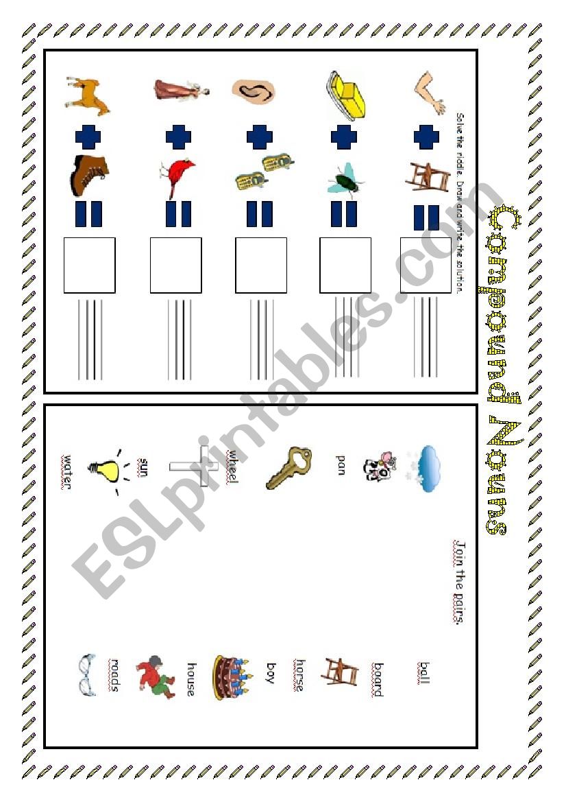 Compound Nouns worksheet