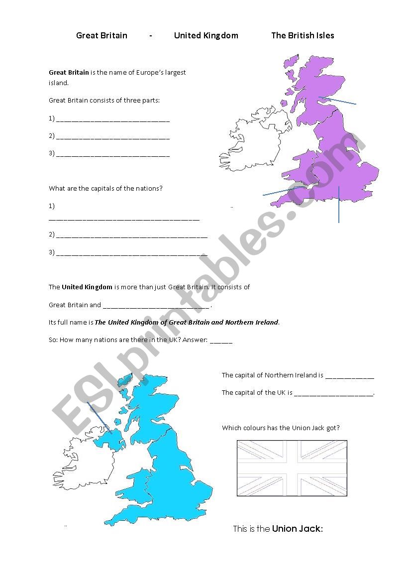 United Kingtom, the British Isles, Great Britain