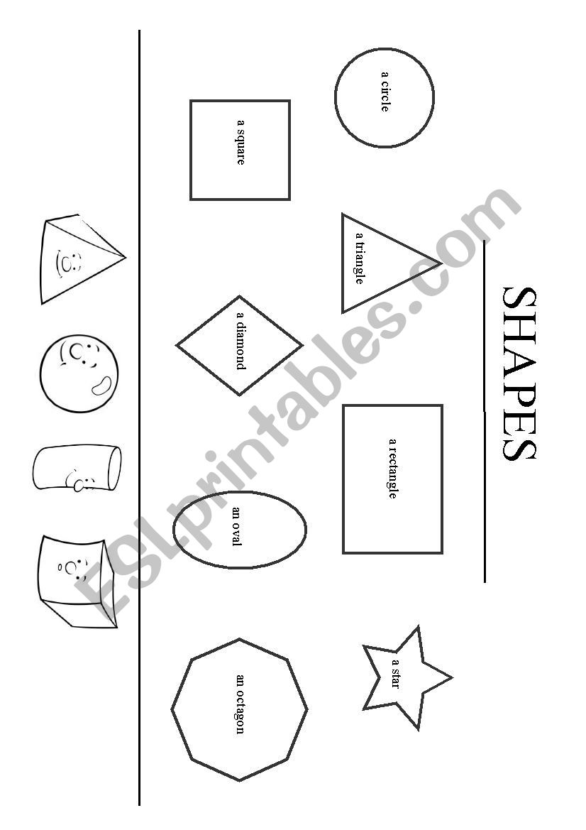 Shapes worksheet