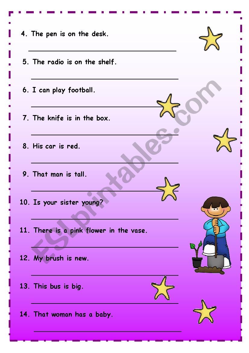 PLURAL NUMBER TEST (part 2) worksheet