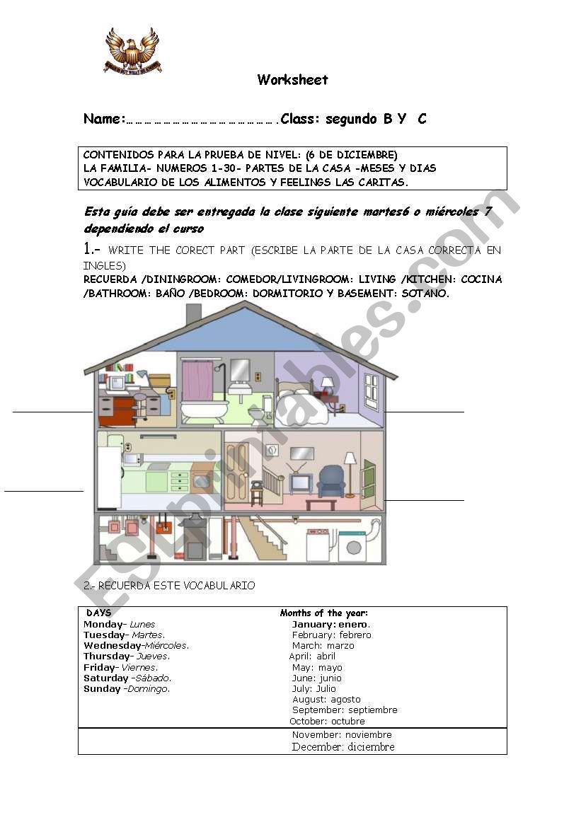 worksheet for second grade worksheet