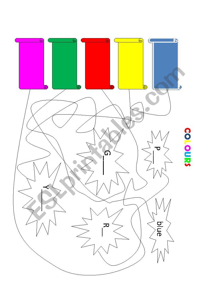 colours1 worksheet