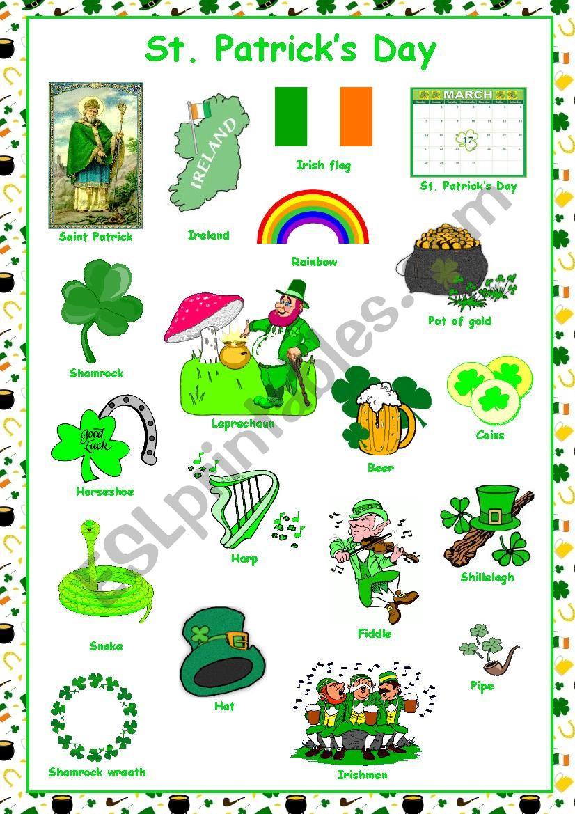 St. Patricks Day worksheet