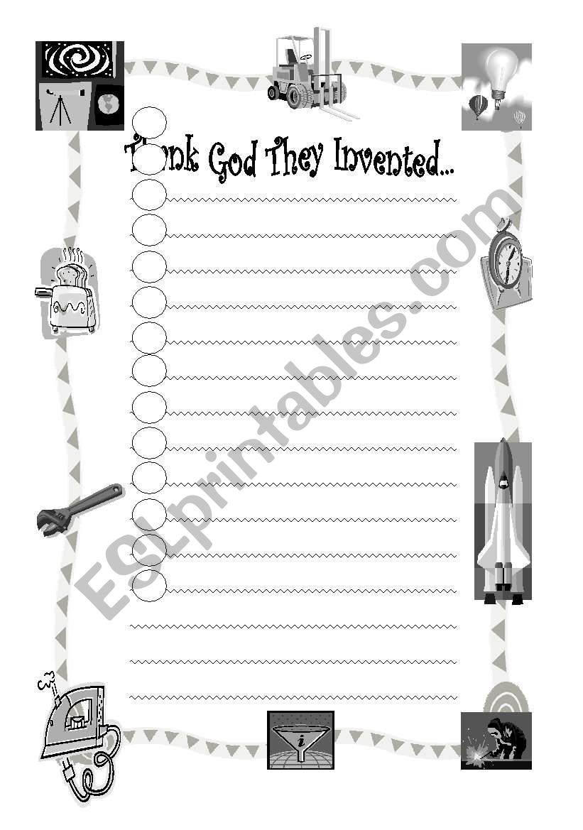 Acorstic Poem (Invention) worksheet