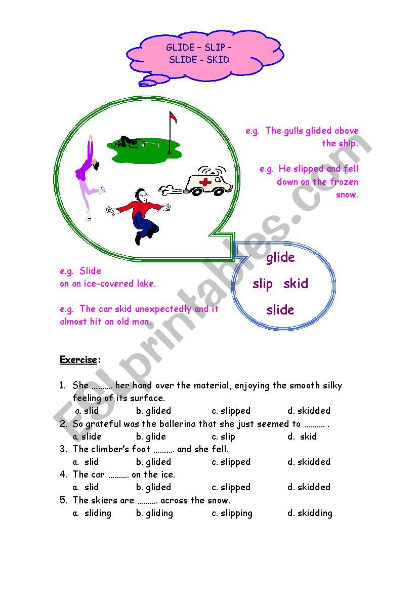 confusing words worksheet