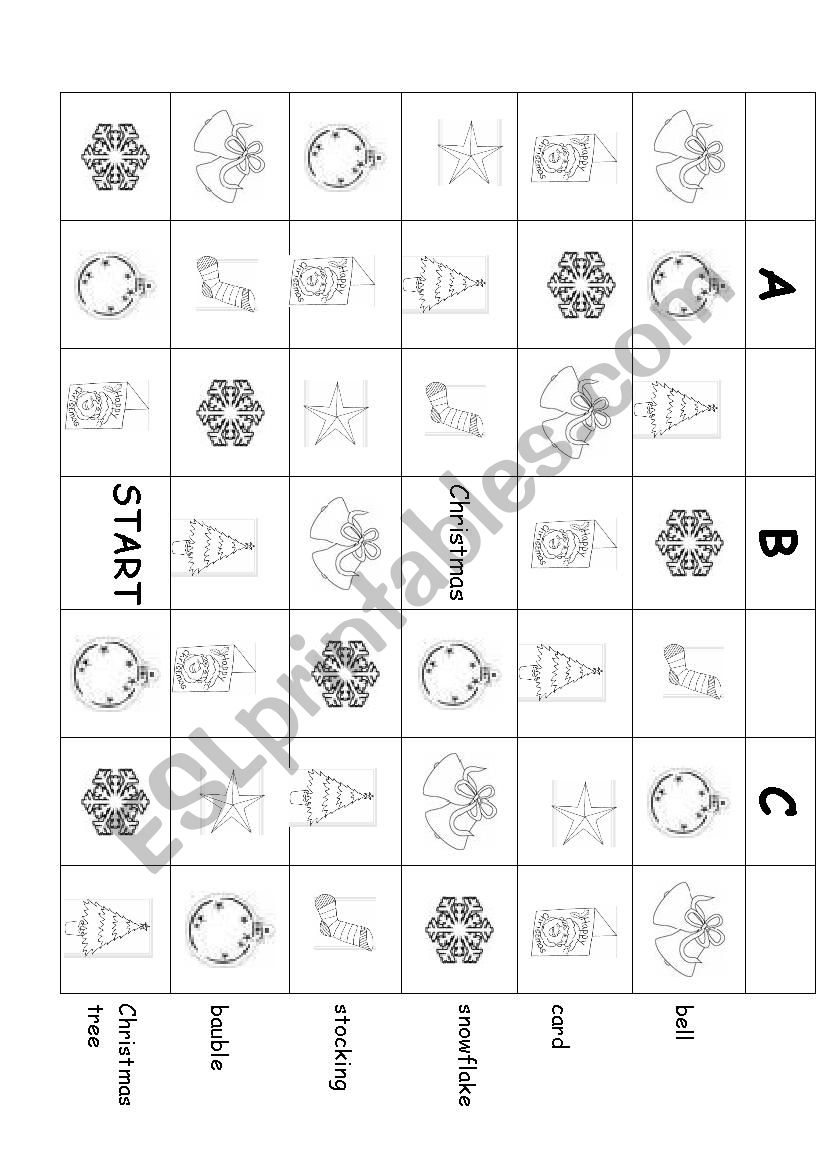 Christmas Maze worksheet