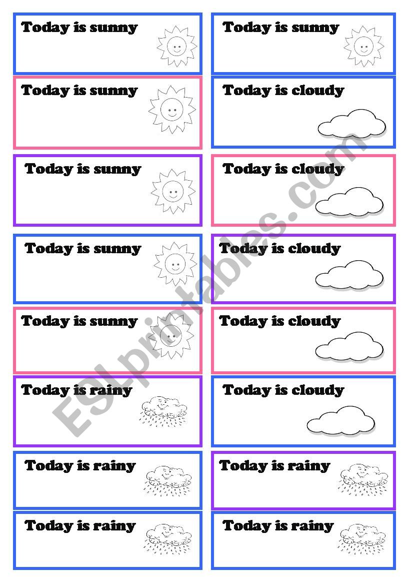 the weather worksheet