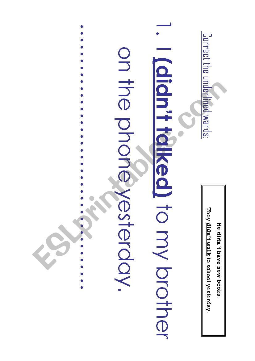 Grammar unit 6 worksheet