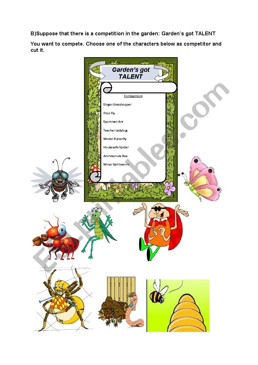 insects 3 worksheet