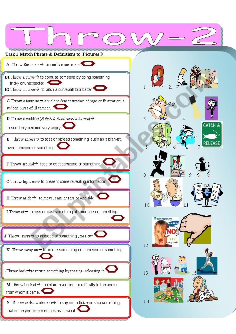 Throw-2 worksheet