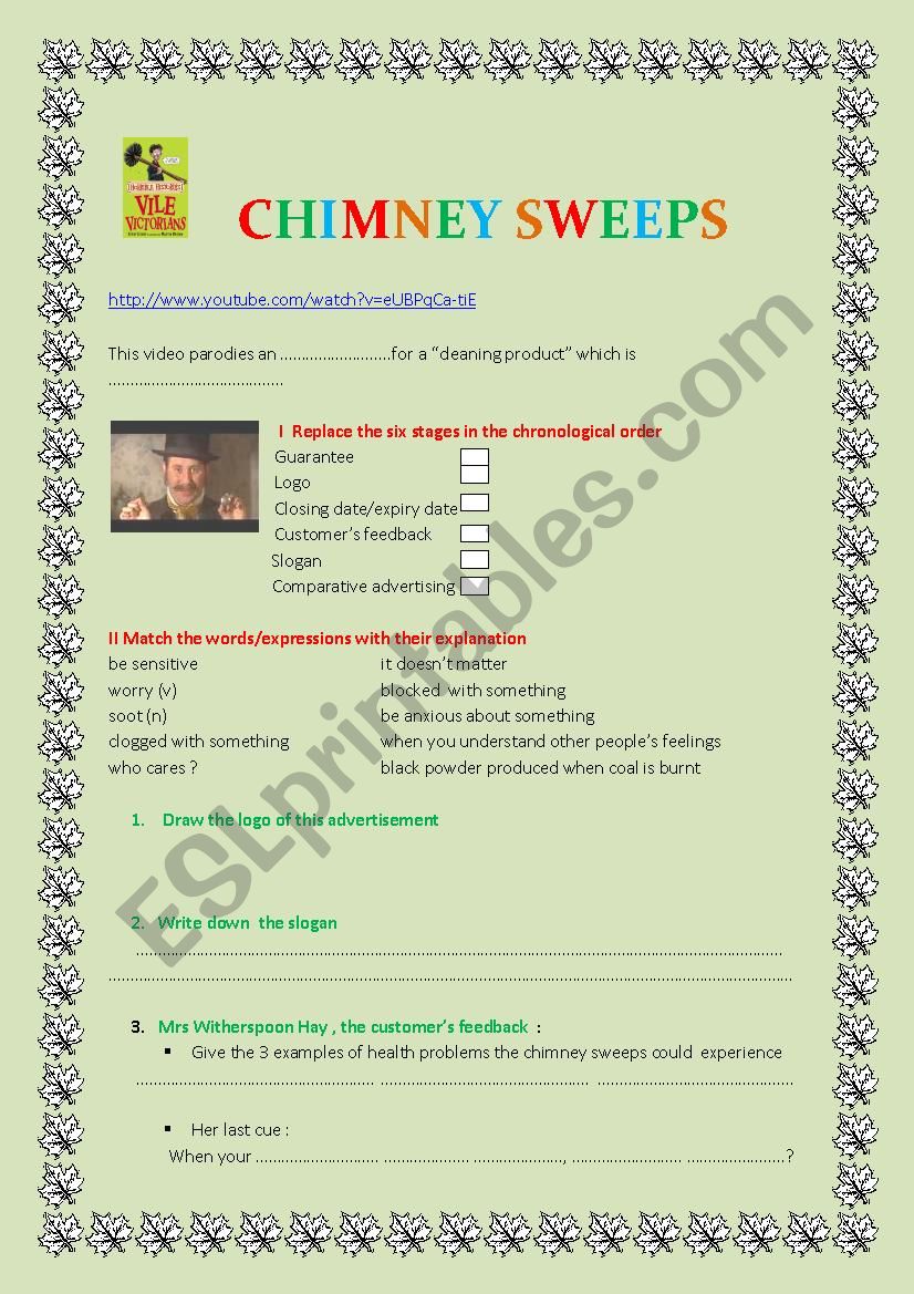 Child labour in Victorian Times: Chimney Sweeps