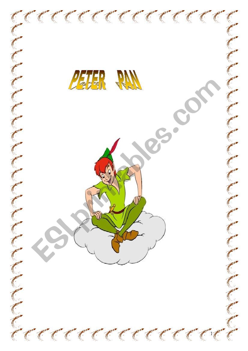 PETER  PAN worksheet