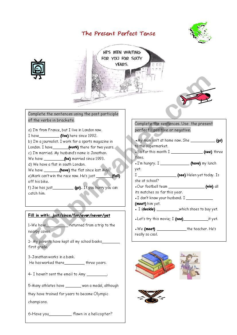 The Present Perfect worksheet