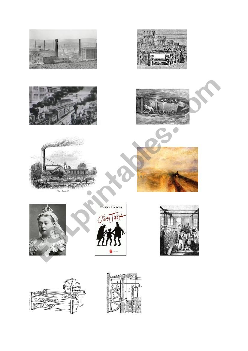 The industrial revolution worksheet