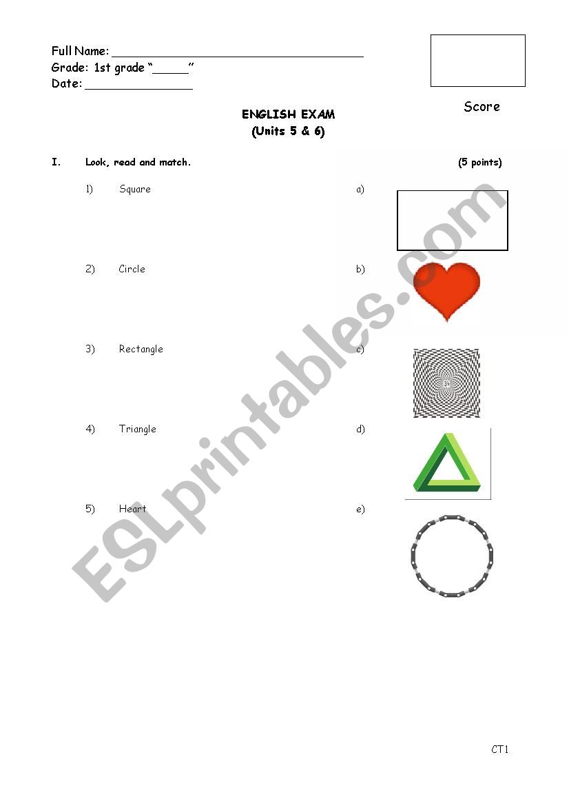 Practice worksheet