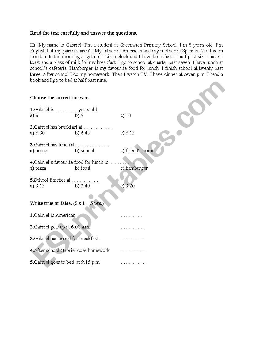 simple present tense worksheet