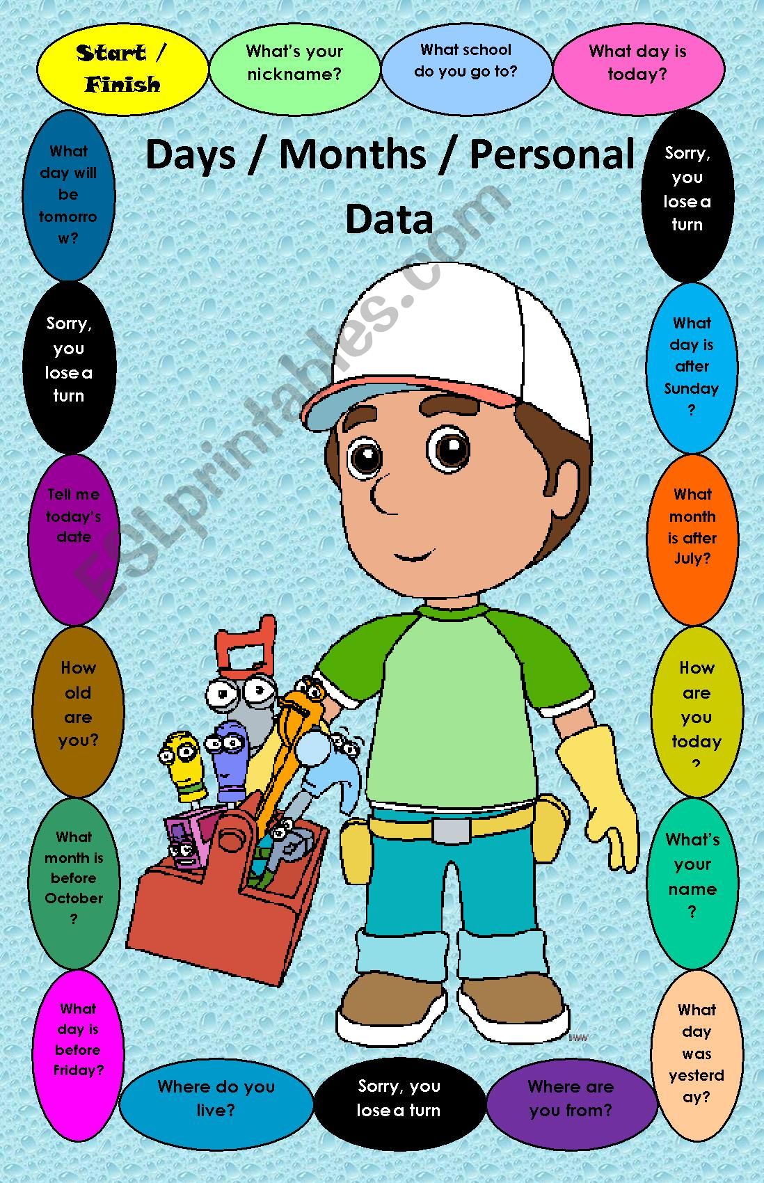 Table game #3 worksheet