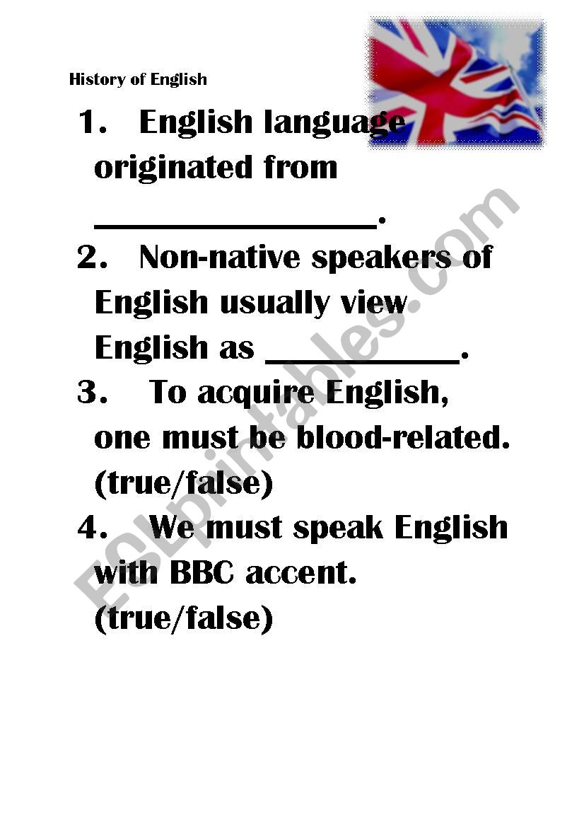 history-of-english-esl-worksheet-by-surianazahari