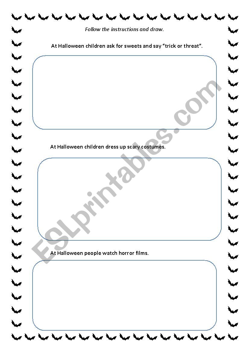 Halloween traditions worksheet