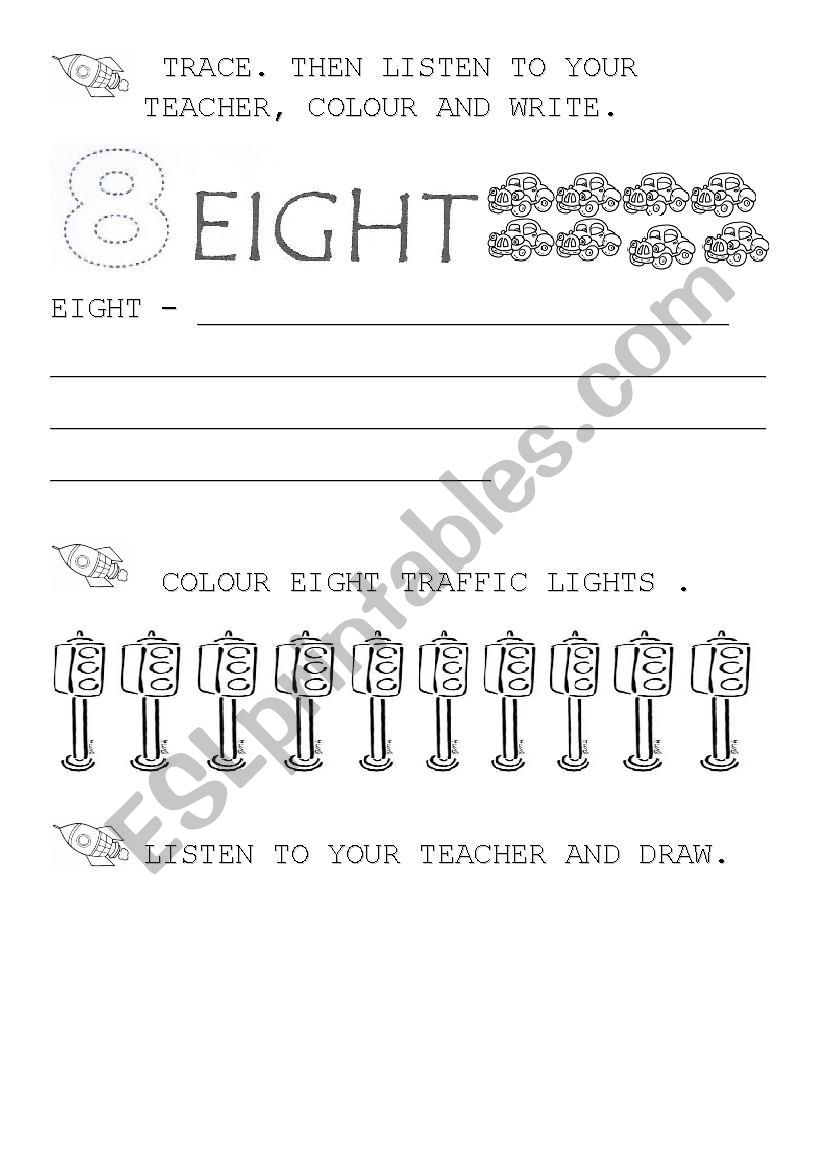 number 8 worksheet