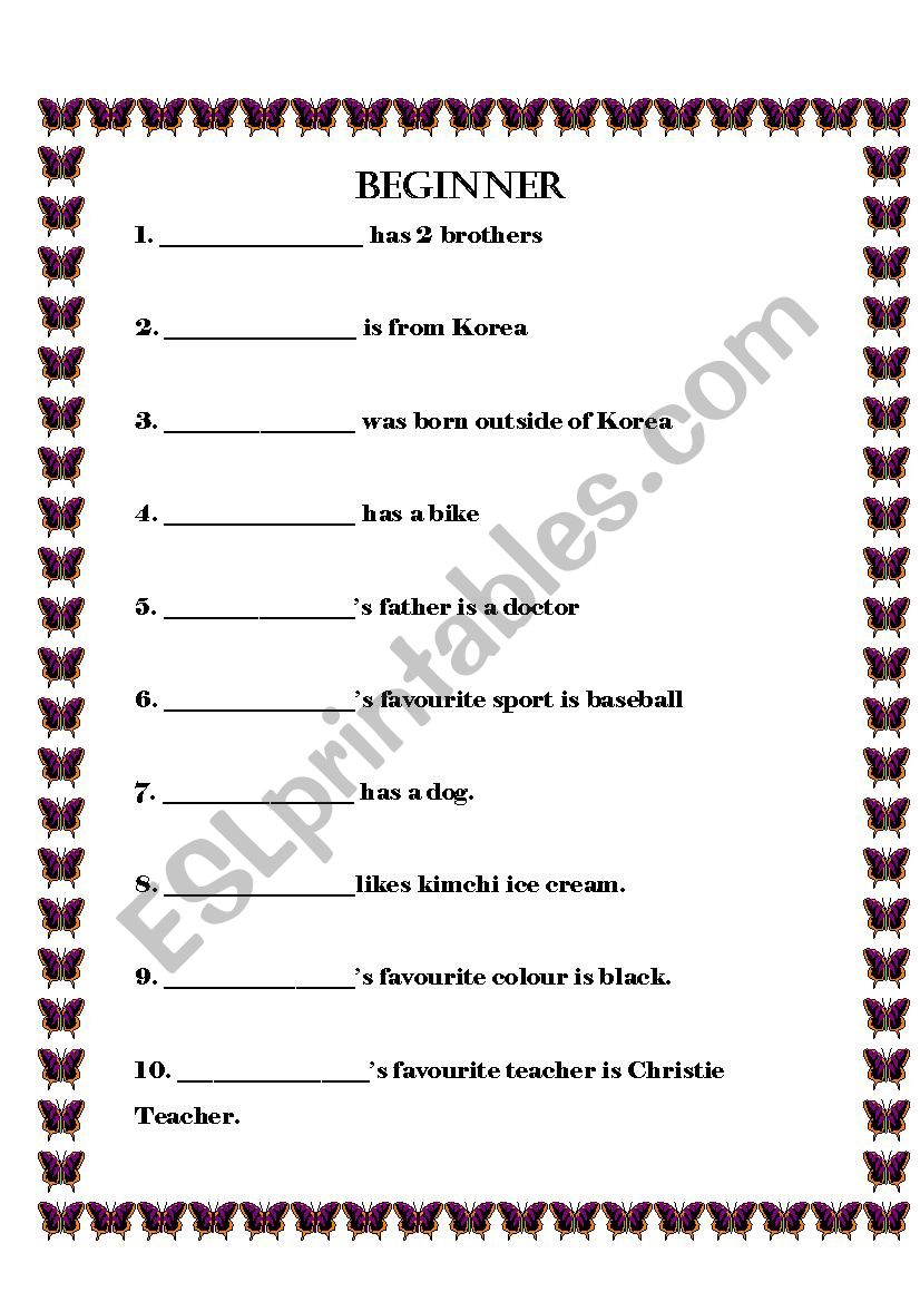 Introduction Quiz worksheet