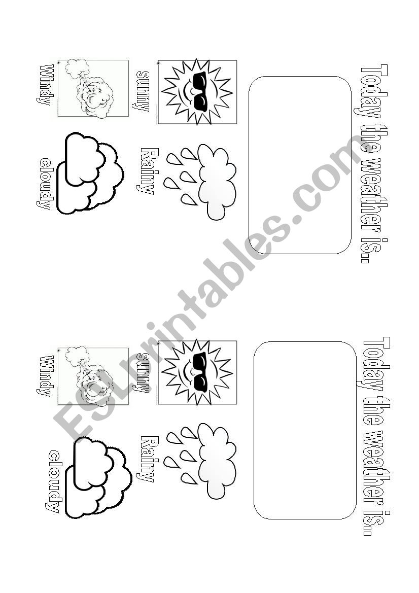 weather conditions  worksheet