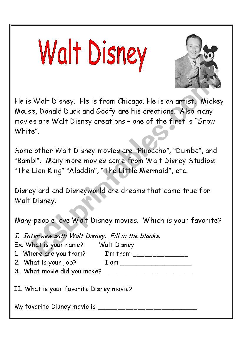 biography comprehension worksheets pdf