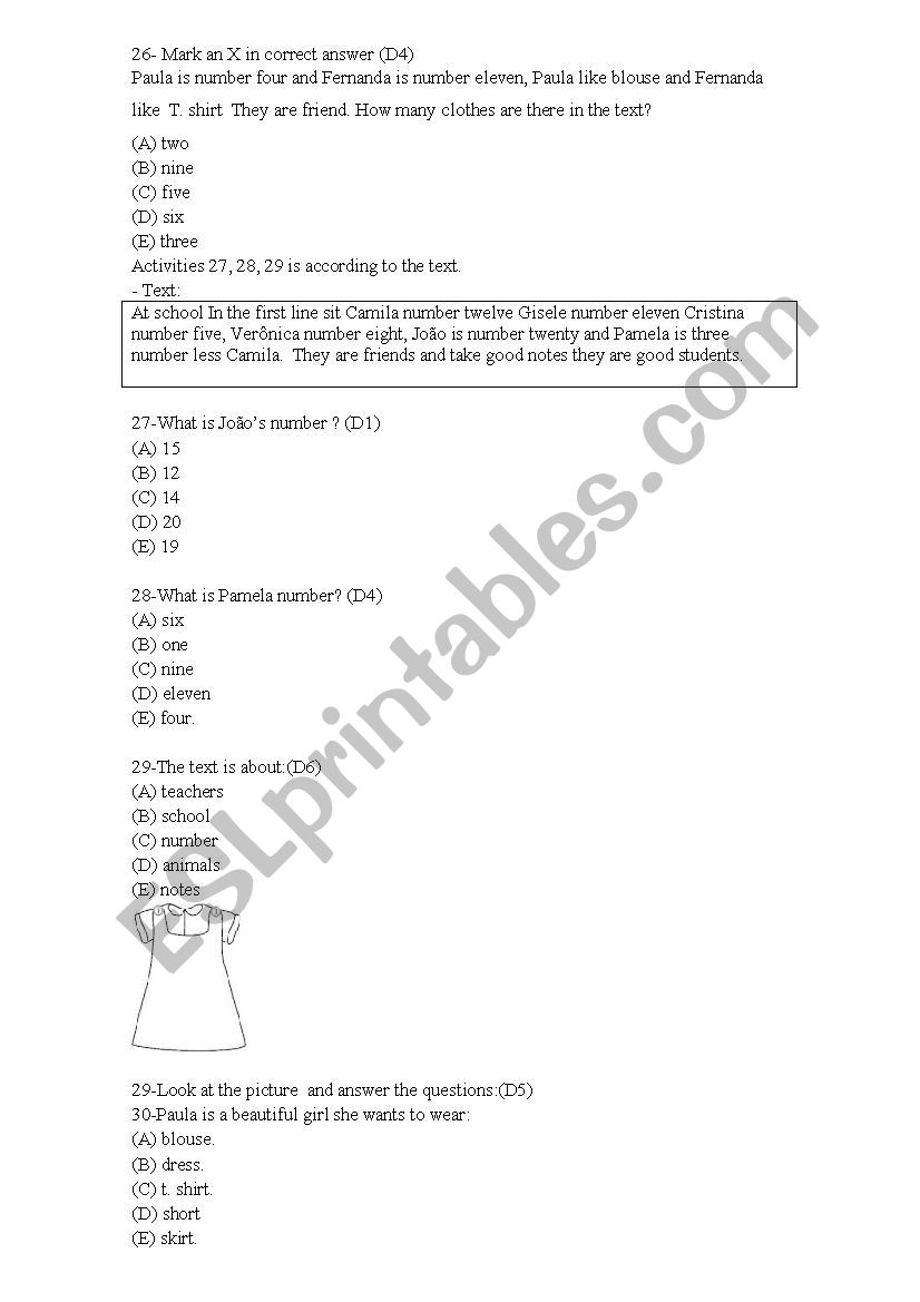 directions and prepositions worksheet
