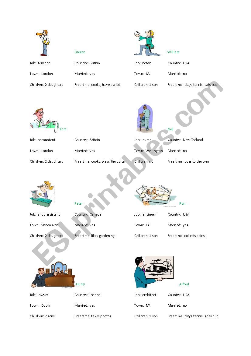 Who is that? worksheet