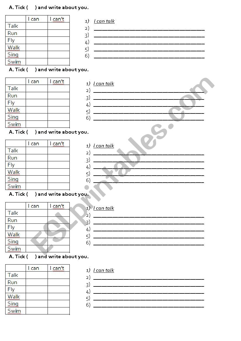 Can worksheet