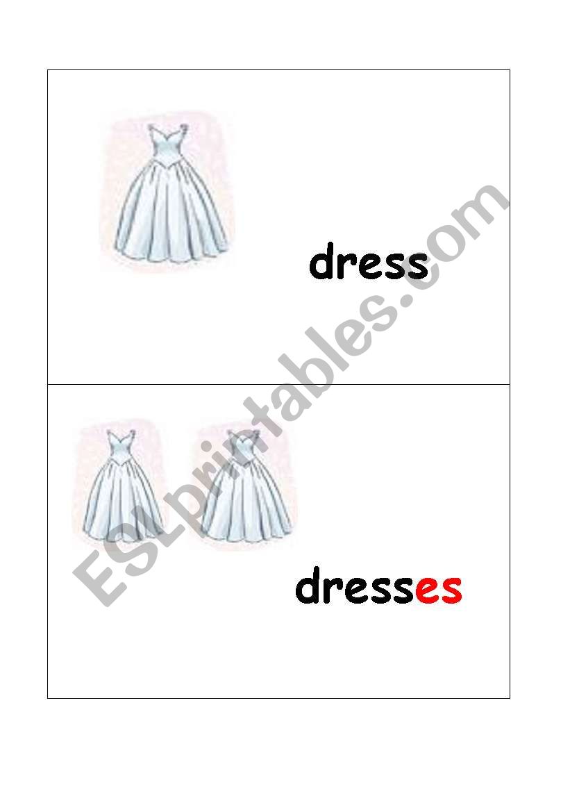 dress-dresses worksheet
