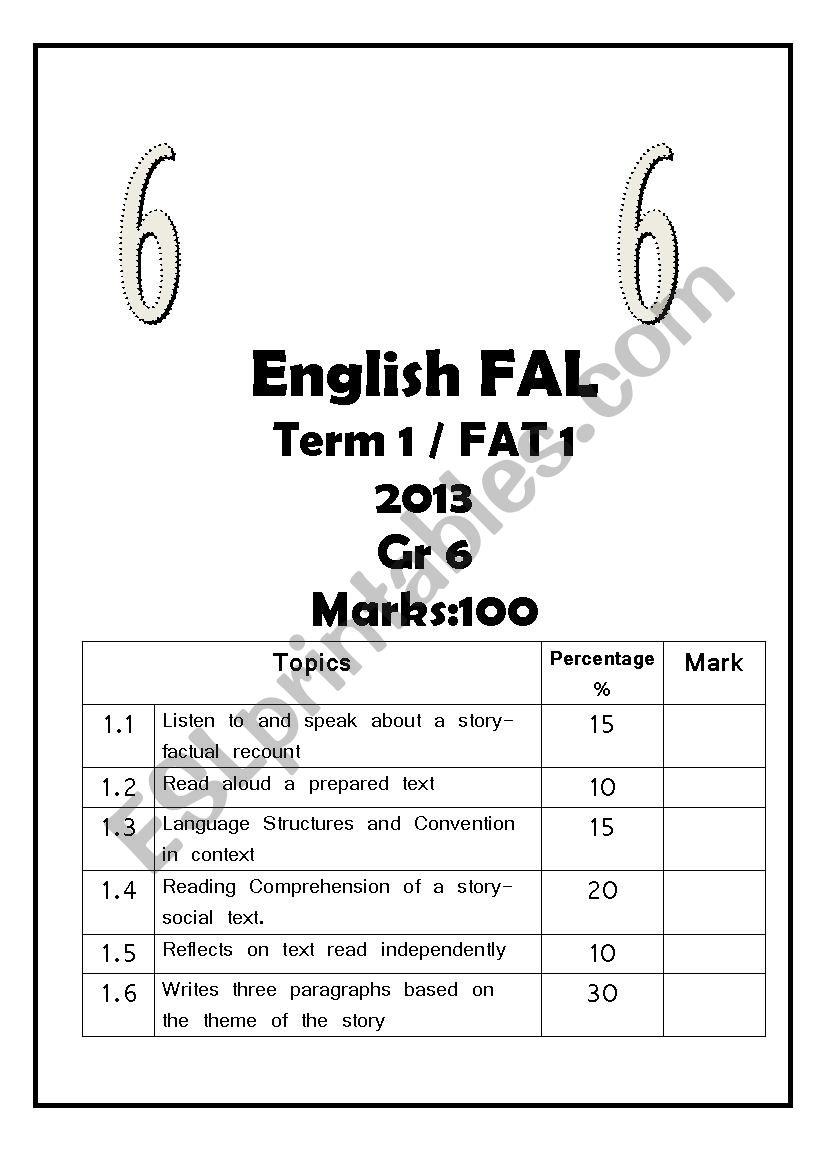 Grammar worksheet