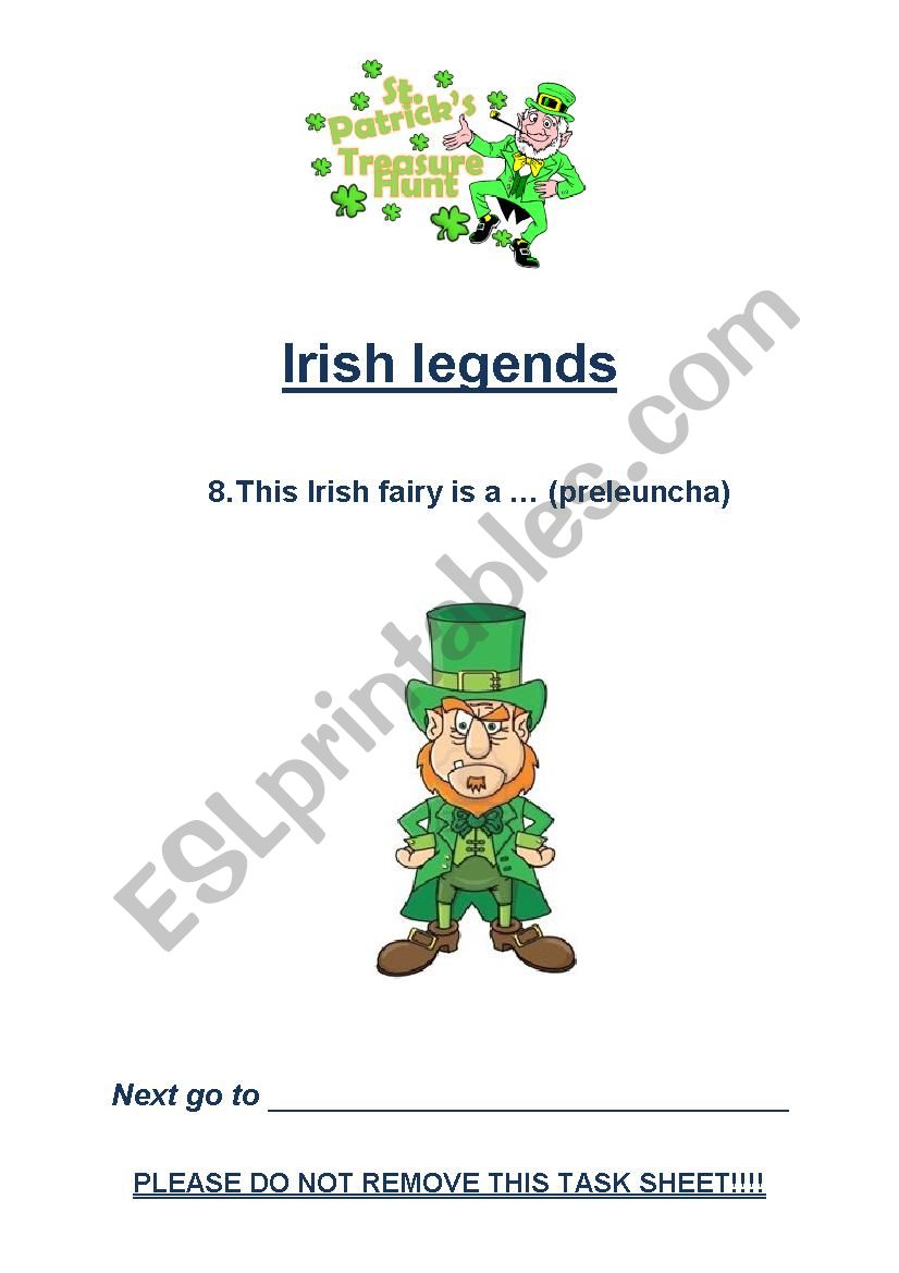 St. Patricks Day Treasure Hunt - PART 2