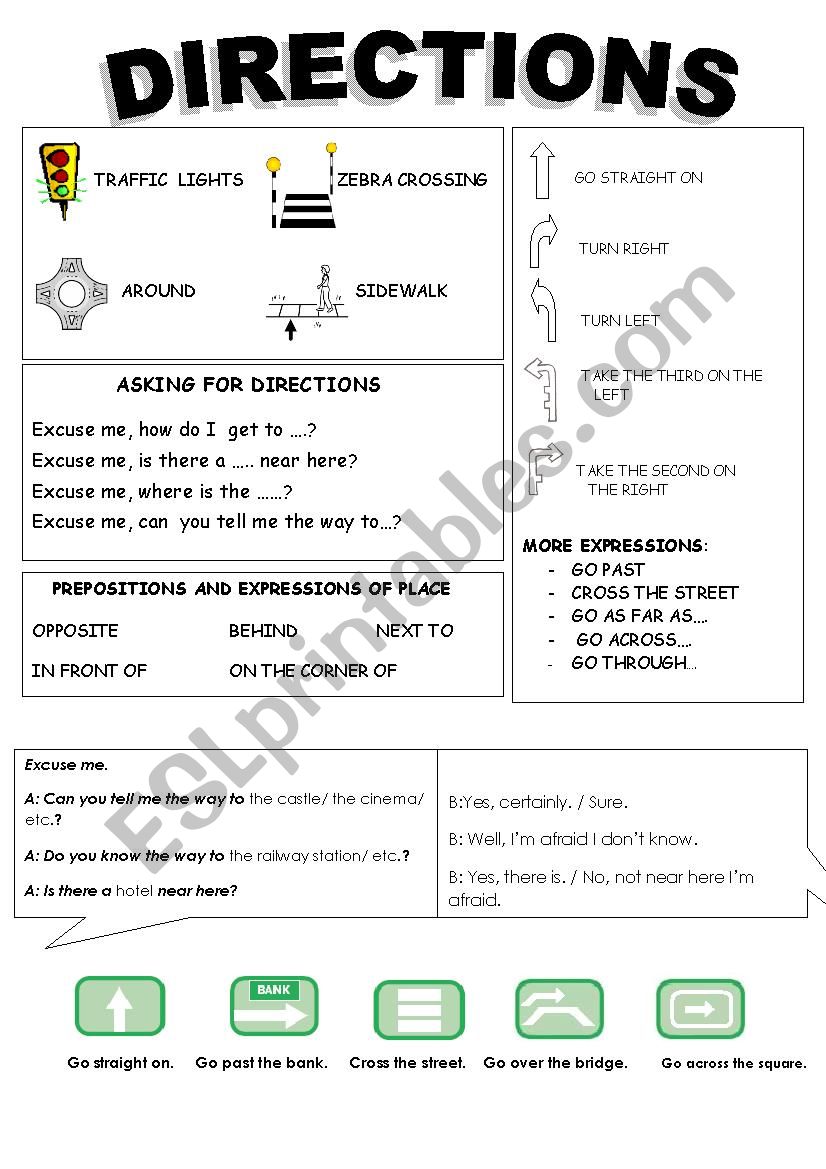 Giving and asking adress worksheet