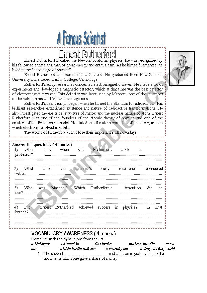 english final exam worksheet