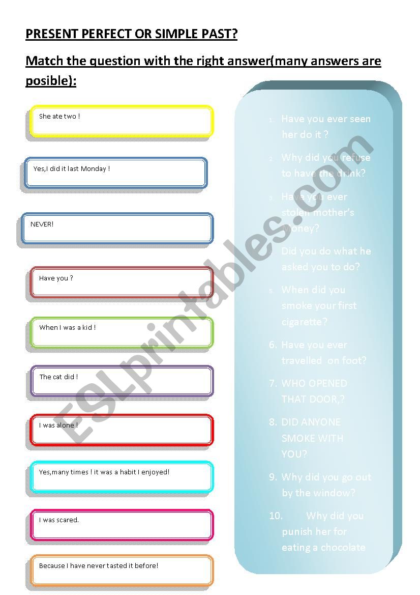 present perfect or simple past?(to replace the ws 694301)sent by mistake