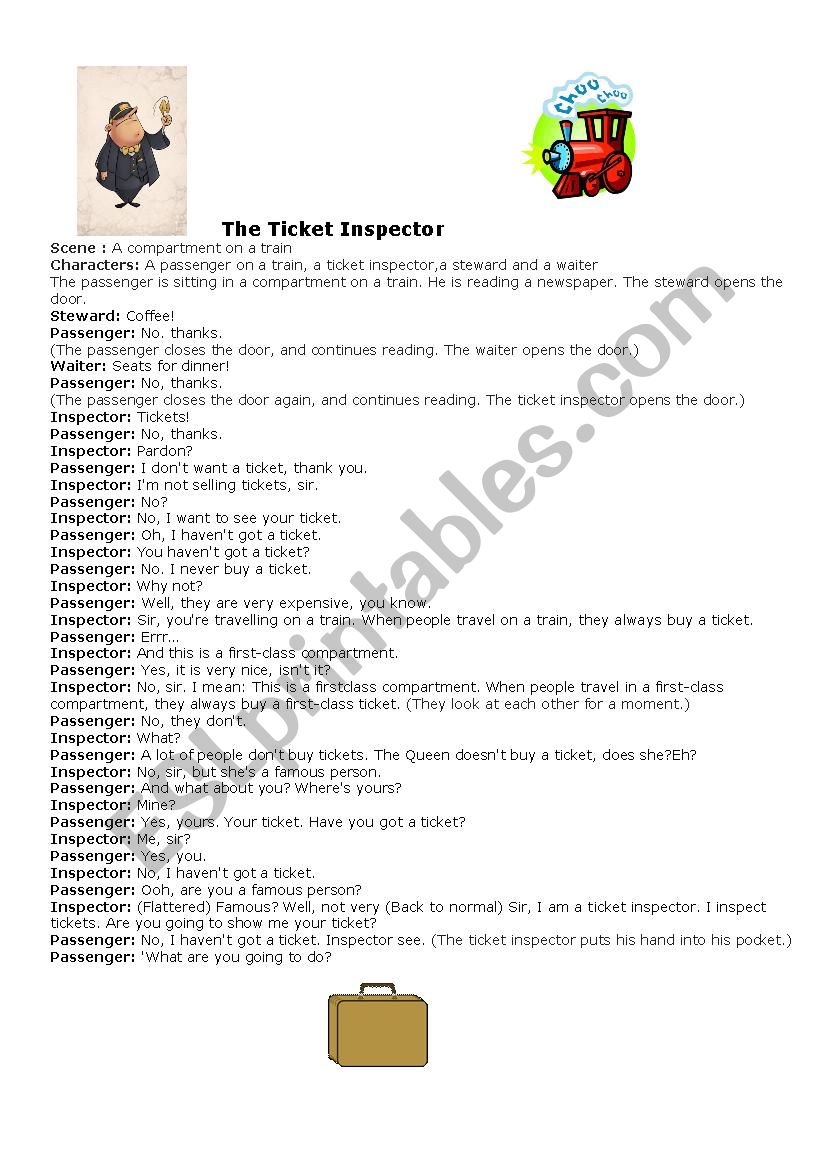 The Ticket Inspector worksheet